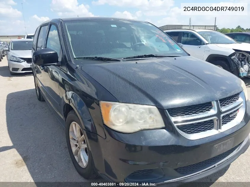 2013 Dodge Grand Caravan Sxt VIN: 2C4RDGCG4DR749019 Lot: 40403881