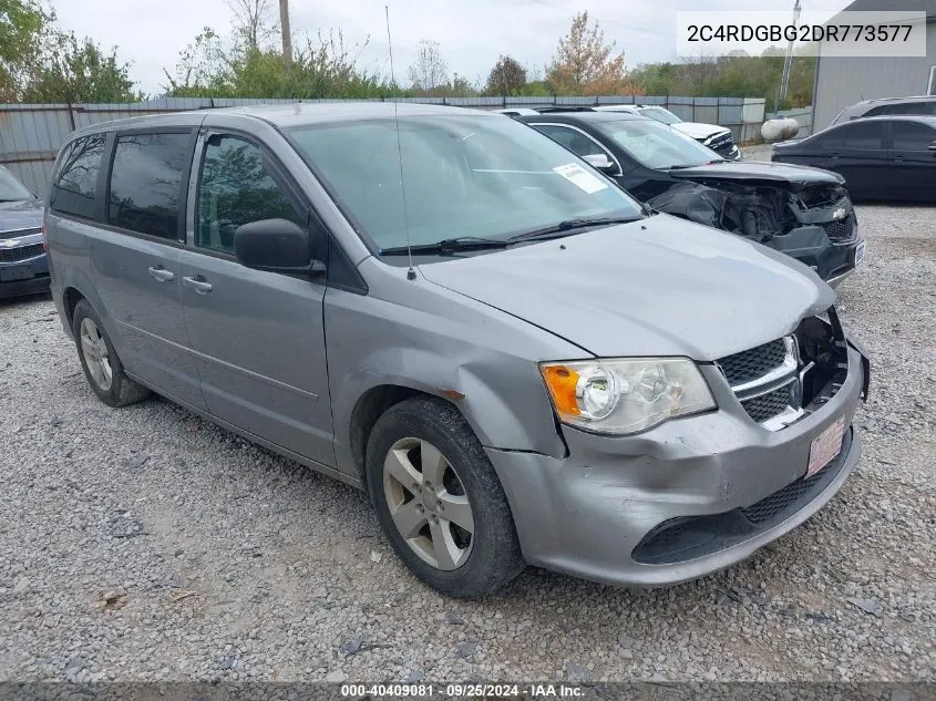 2013 Dodge Grand Caravan Se VIN: 2C4RDGBG2DR773577 Lot: 40409081