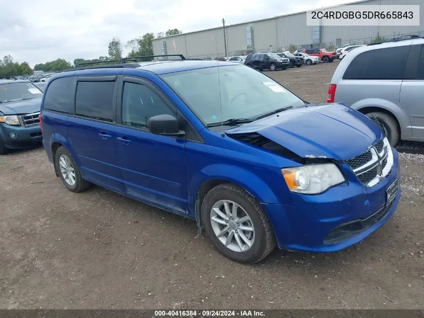 2C4RDGBG5DR665843 2013 Dodge Grand Caravan Se/Sxt