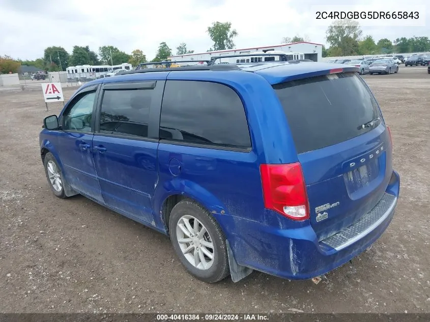 2C4RDGBG5DR665843 2013 Dodge Grand Caravan Se/Sxt