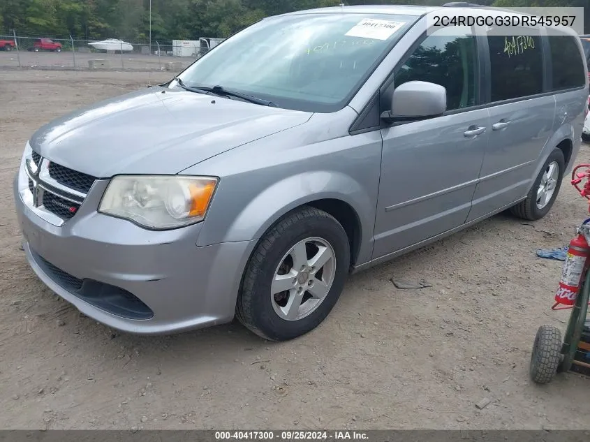 2013 Dodge Grand Caravan Sxt VIN: 2C4RDGCG3DR545957 Lot: 40417300