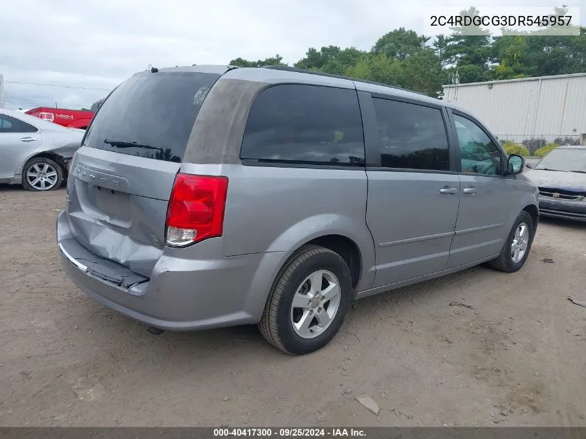 2013 Dodge Grand Caravan Sxt VIN: 2C4RDGCG3DR545957 Lot: 40417300