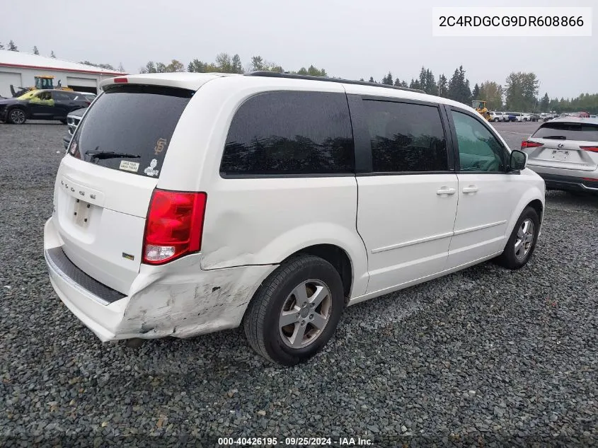 2013 Dodge Grand Caravan Sxt VIN: 2C4RDGCG9DR608866 Lot: 40426195