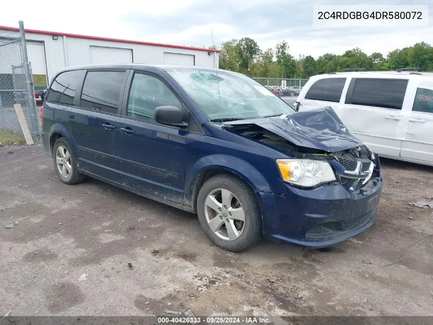 2C4RDGBG4DR580072 2013 Dodge Grand Caravan Se