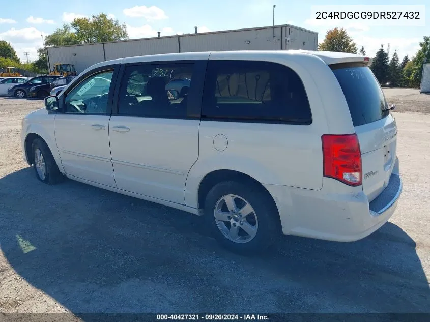 2013 Dodge Grand Caravan Sxt VIN: 2C4RDGCG9DR527432 Lot: 40427321