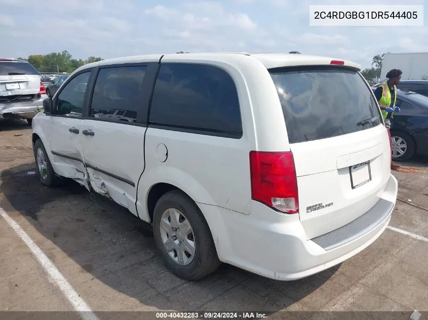 2013 Dodge Grand Caravan American Value Pkg VIN: 2C4RDGBG1DR544405 Lot: 40432283