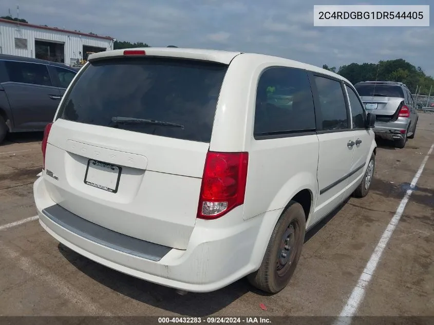 2013 Dodge Grand Caravan American Value Pkg VIN: 2C4RDGBG1DR544405 Lot: 40432283