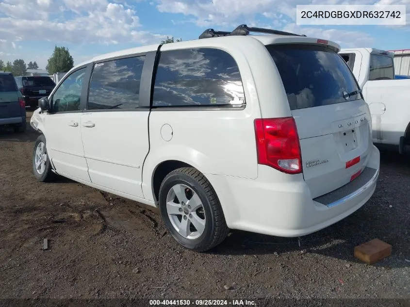 2013 Dodge Grand Caravan Se VIN: 2C4RDGBGXDR632742 Lot: 40441530