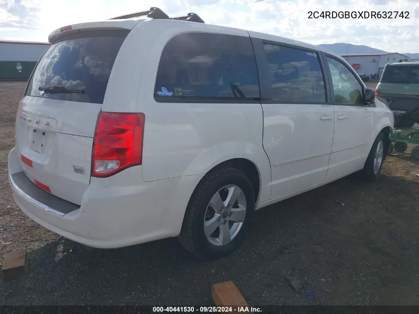 2013 Dodge Grand Caravan Se VIN: 2C4RDGBGXDR632742 Lot: 40441530