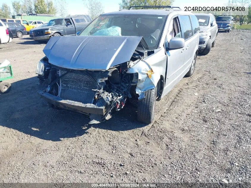 2013 Dodge Grand Caravan Sxt VIN: 2C4RDGCG4DR576408 Lot: 40459331