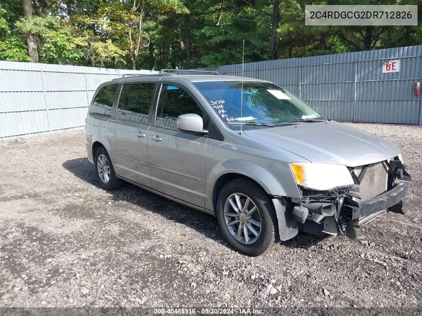 2013 Dodge Grand Caravan Sxt VIN: 2C4RDGCG2DR712826 Lot: 40468916