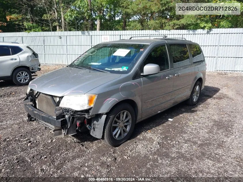 2C4RDGCG2DR712826 2013 Dodge Grand Caravan Sxt