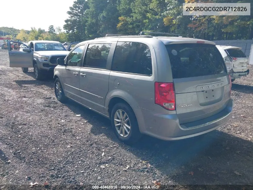 2013 Dodge Grand Caravan Sxt VIN: 2C4RDGCG2DR712826 Lot: 40468916