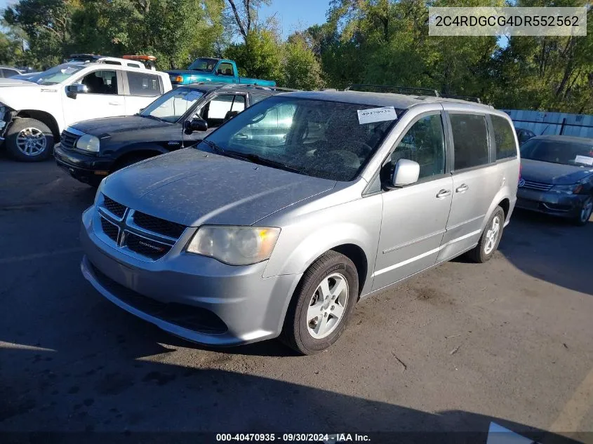 2013 Dodge Grand Caravan Sxt VIN: 2C4RDGCG4DR552562 Lot: 40470935