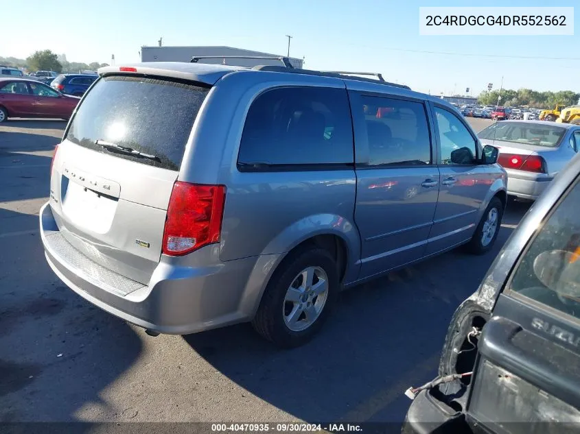 2013 Dodge Grand Caravan Sxt VIN: 2C4RDGCG4DR552562 Lot: 40470935