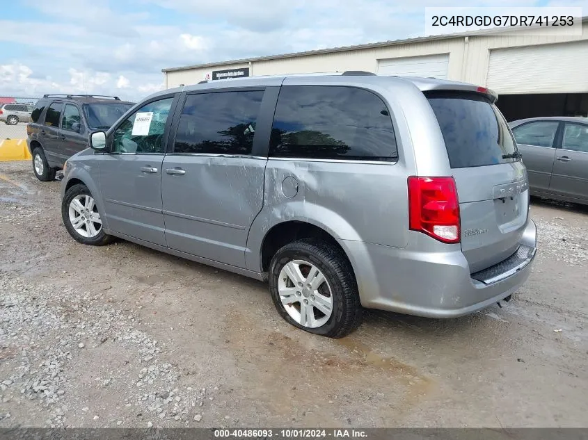 2013 Dodge Grand Caravan Crew VIN: 2C4RDGDG7DR741253 Lot: 40486093