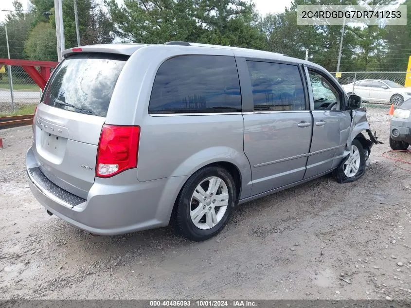 2013 Dodge Grand Caravan Crew VIN: 2C4RDGDG7DR741253 Lot: 40486093