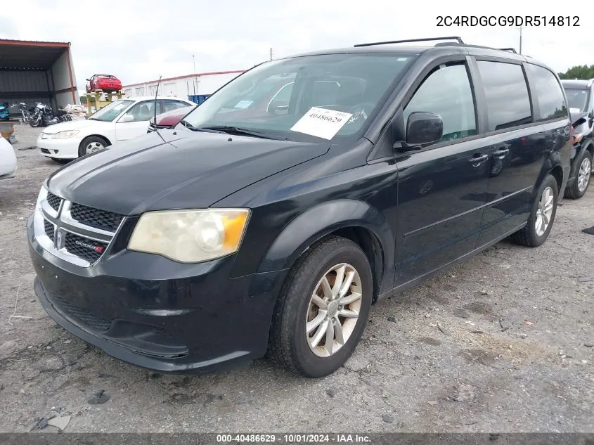 2013 Dodge Grand Caravan Sxt VIN: 2C4RDGCG9DR514812 Lot: 40486629