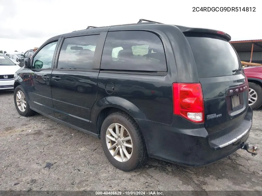 2C4RDGCG9DR514812 2013 Dodge Grand Caravan Sxt