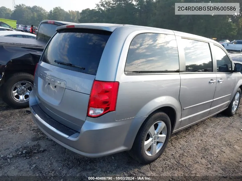 2C4RDGBG5DR600586 2013 Dodge Grand Caravan Se