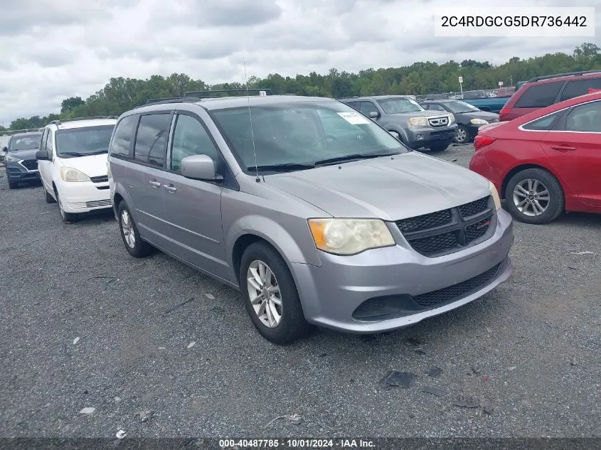 2013 Dodge Grand Caravan Sxt VIN: 2C4RDGCG5DR736442 Lot: 40487785