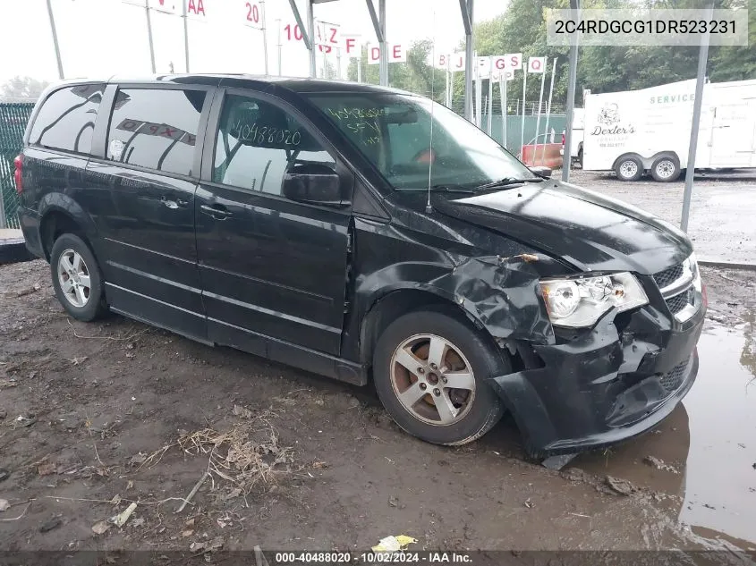 2C4RDGCG1DR523231 2013 Dodge Grand Caravan Sxt