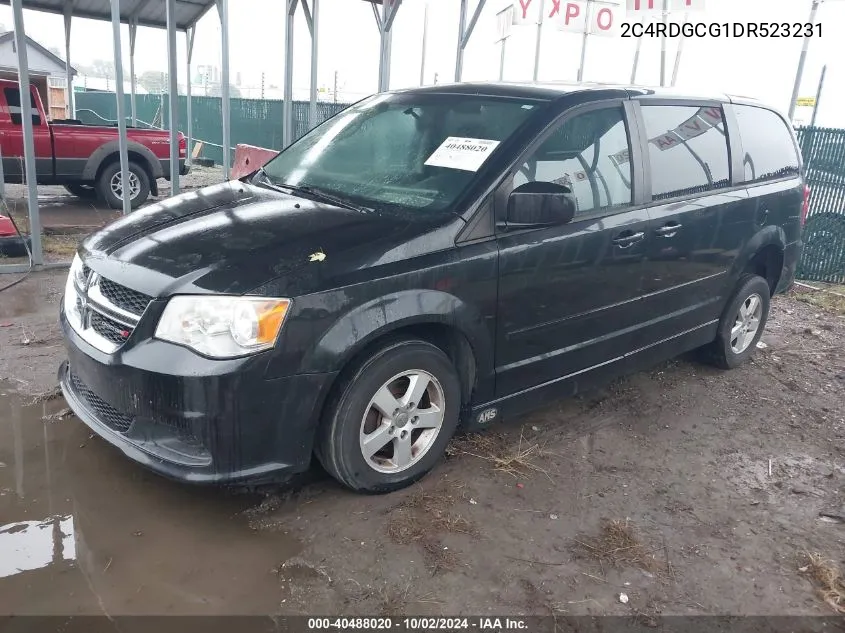 2C4RDGCG1DR523231 2013 Dodge Grand Caravan Sxt