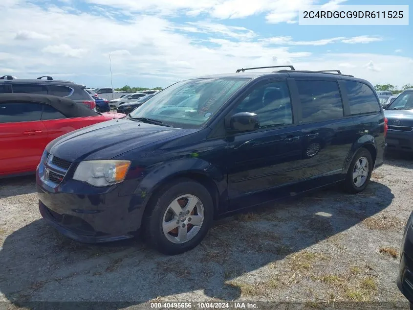 2013 Dodge Grand Caravan Sxt VIN: 2C4RDGCG9DR611525 Lot: 40495656