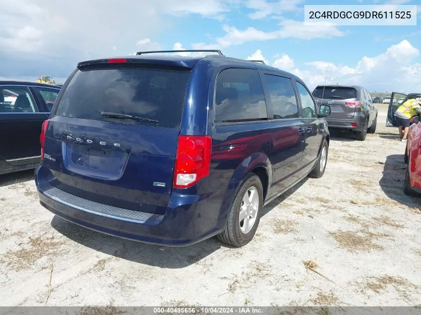 2013 Dodge Grand Caravan Sxt VIN: 2C4RDGCG9DR611525 Lot: 40495656