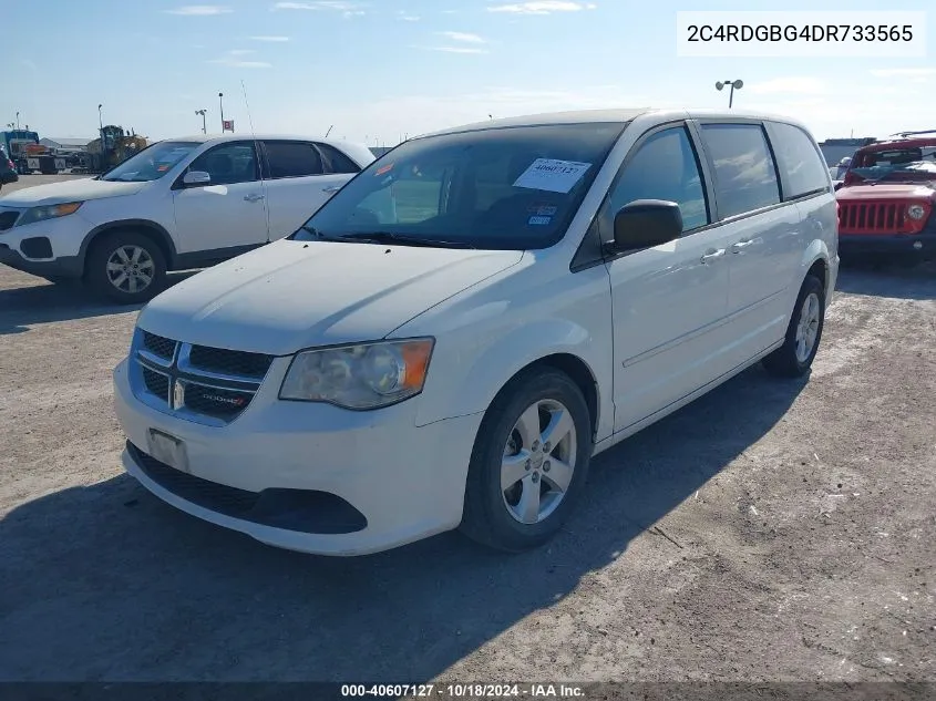 2013 Dodge Grand Caravan Se VIN: 2C4RDGBG4DR733565 Lot: 40607127