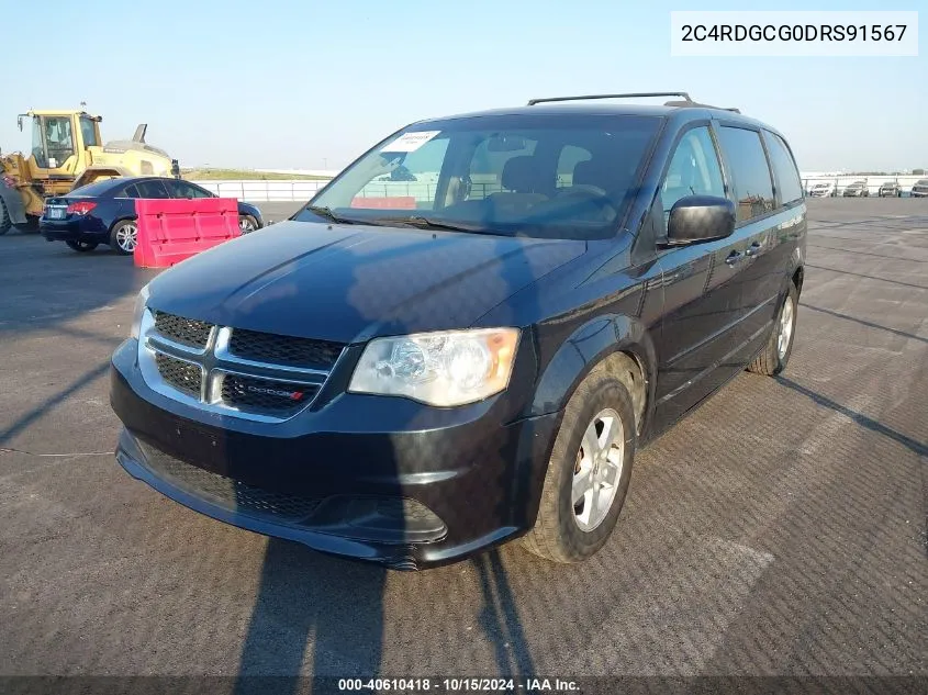 2013 Dodge Grand Caravan Sxt VIN: 2C4RDGCG0DRS91567 Lot: 40610418