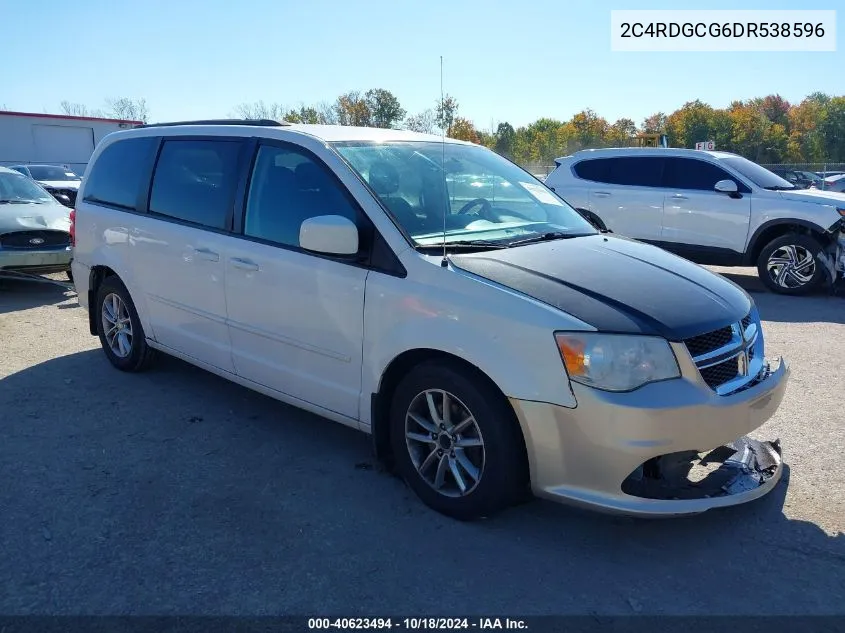 2013 Dodge Grand Caravan Sxt VIN: 2C4RDGCG6DR538596 Lot: 40623494