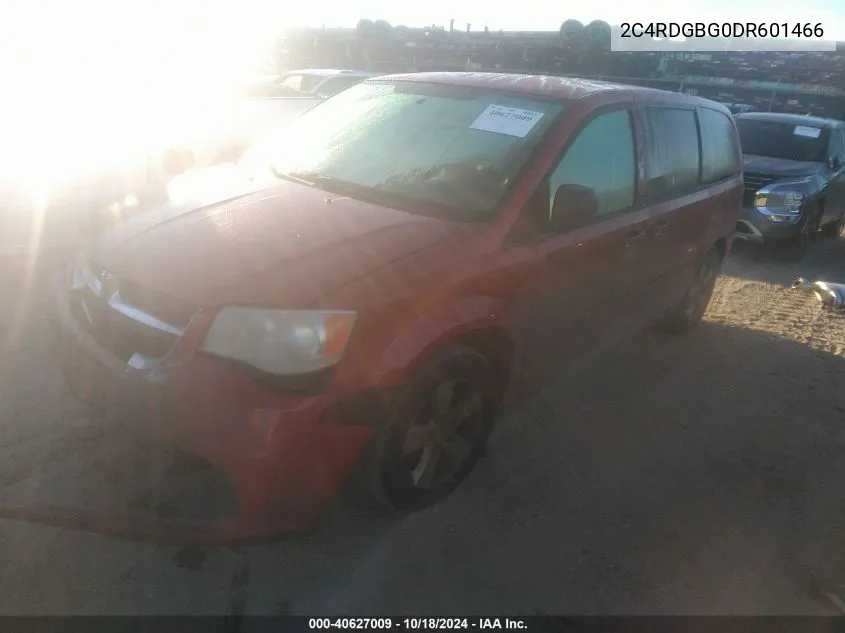 2C4RDGBG0DR601466 2013 Dodge Grand Caravan Se