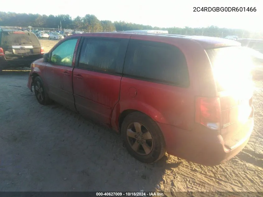 2C4RDGBG0DR601466 2013 Dodge Grand Caravan Se