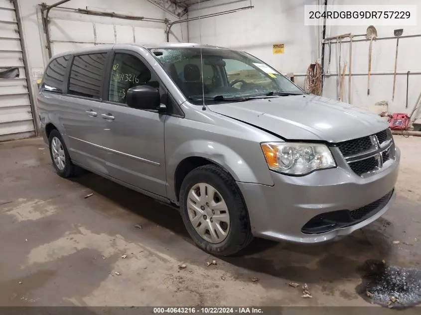 2013 Dodge Grand Caravan Se VIN: 2C4RDGBG9DR757229 Lot: 40643216