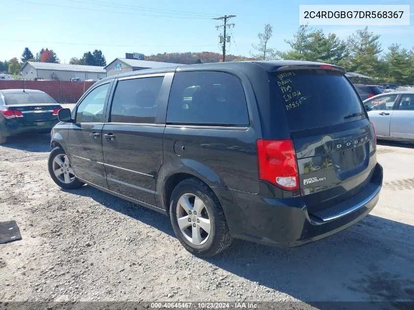 2C4RDGBG7DR568367 2013 Dodge Grand Caravan Se