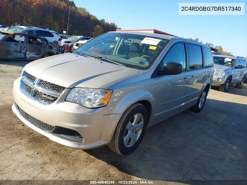 2C4RDGBG7DR517340 2013 Dodge Grand Caravan Se