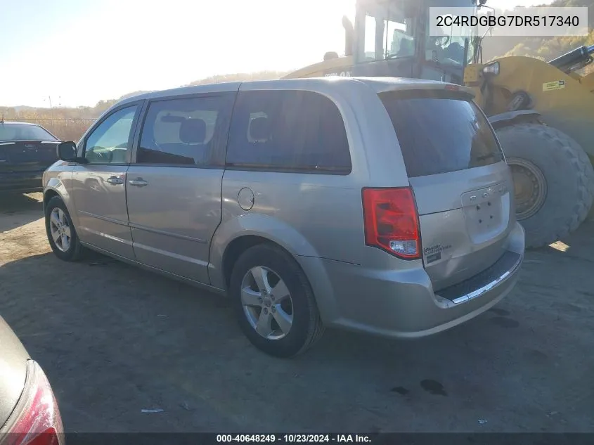 2C4RDGBG7DR517340 2013 Dodge Grand Caravan Se