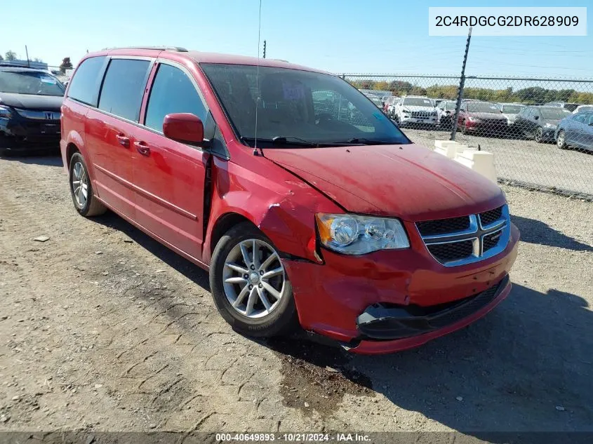 2013 Dodge Grand Caravan Sxt VIN: 2C4RDGCG2DR628909 Lot: 40649893