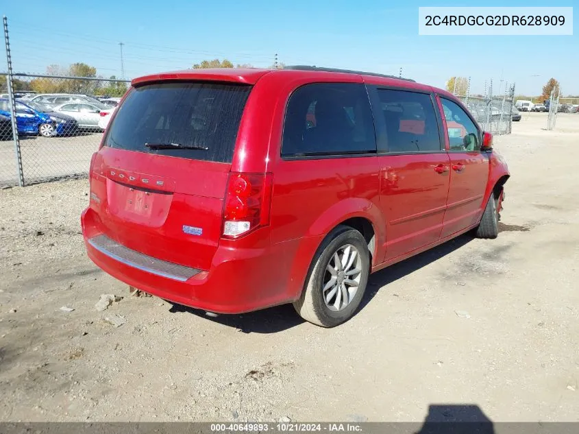 2013 Dodge Grand Caravan Sxt VIN: 2C4RDGCG2DR628909 Lot: 40649893