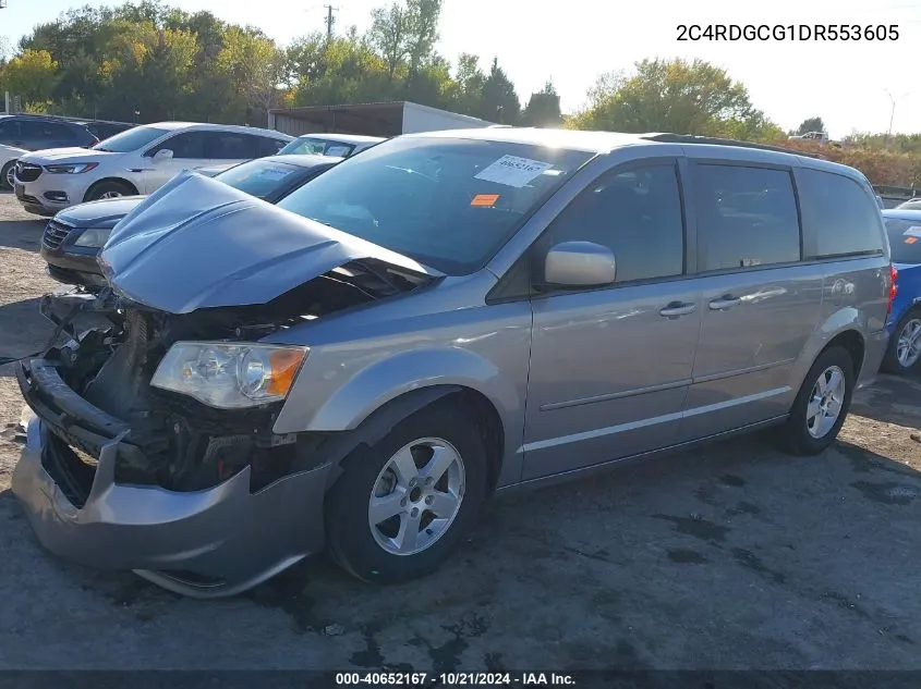 2013 Dodge Grand Caravan Sxt VIN: 2C4RDGCG1DR553605 Lot: 40652167