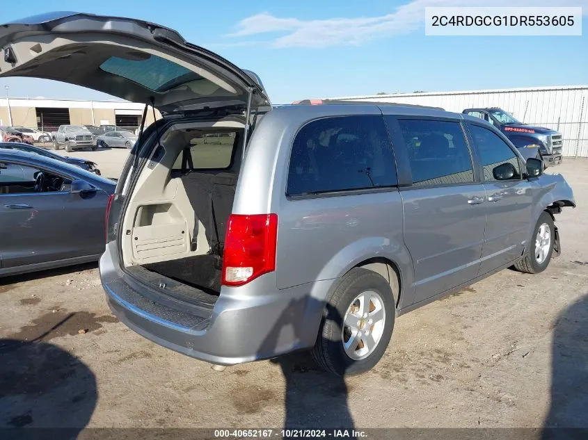 2013 Dodge Grand Caravan Sxt VIN: 2C4RDGCG1DR553605 Lot: 40652167