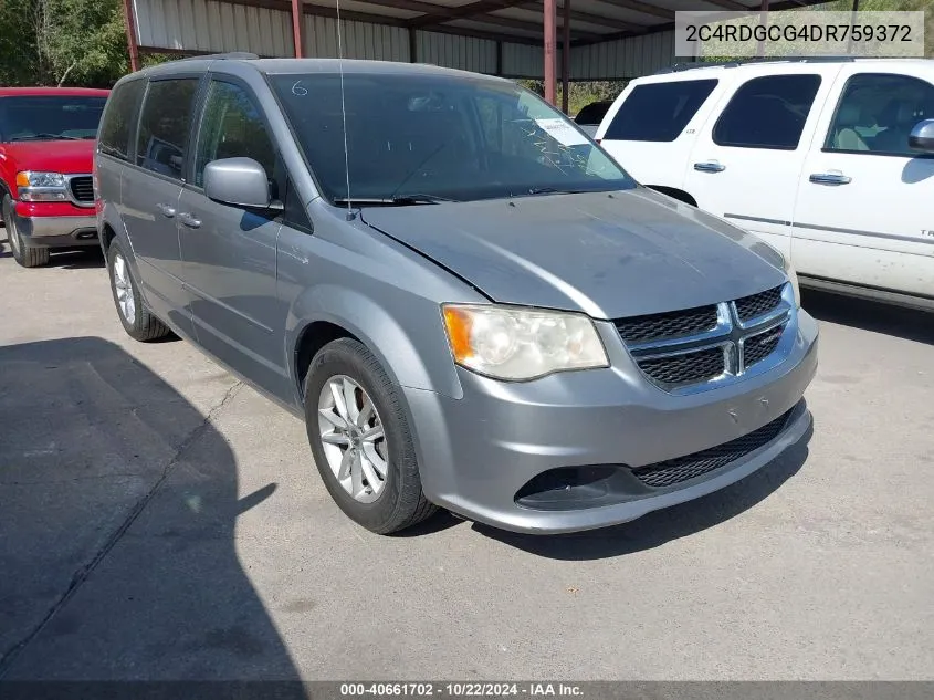 2013 Dodge Grand Caravan Sxt VIN: 2C4RDGCG4DR759372 Lot: 40661702