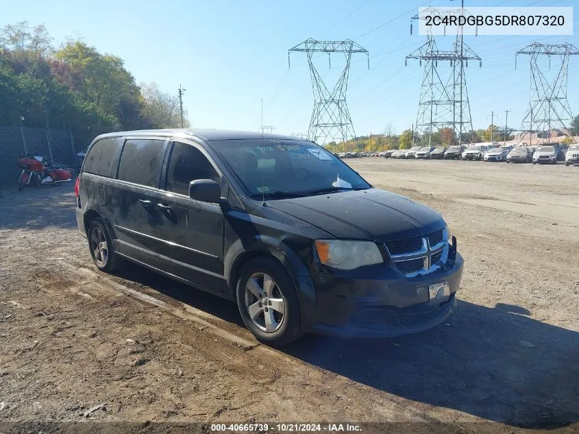 2013 Dodge Grand Caravan Se VIN: 2C4RDGBG5DR807320 Lot: 40665739