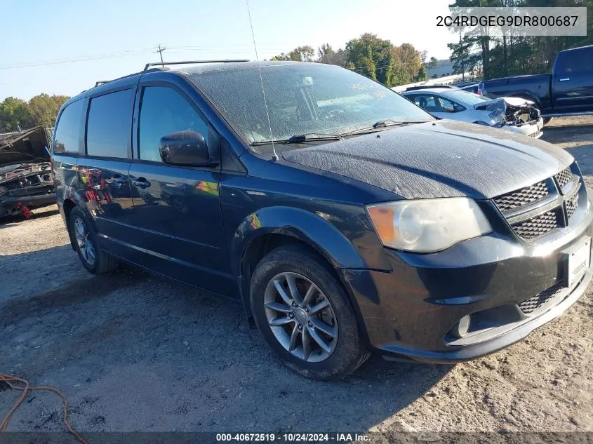 2013 Dodge Grand Caravan R/T VIN: 2C4RDGEG9DR800687 Lot: 40672519