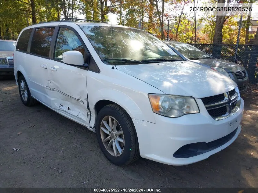 2013 Dodge Grand Caravan Sxt VIN: 2C4RDGCG8DR820576 Lot: 40675122