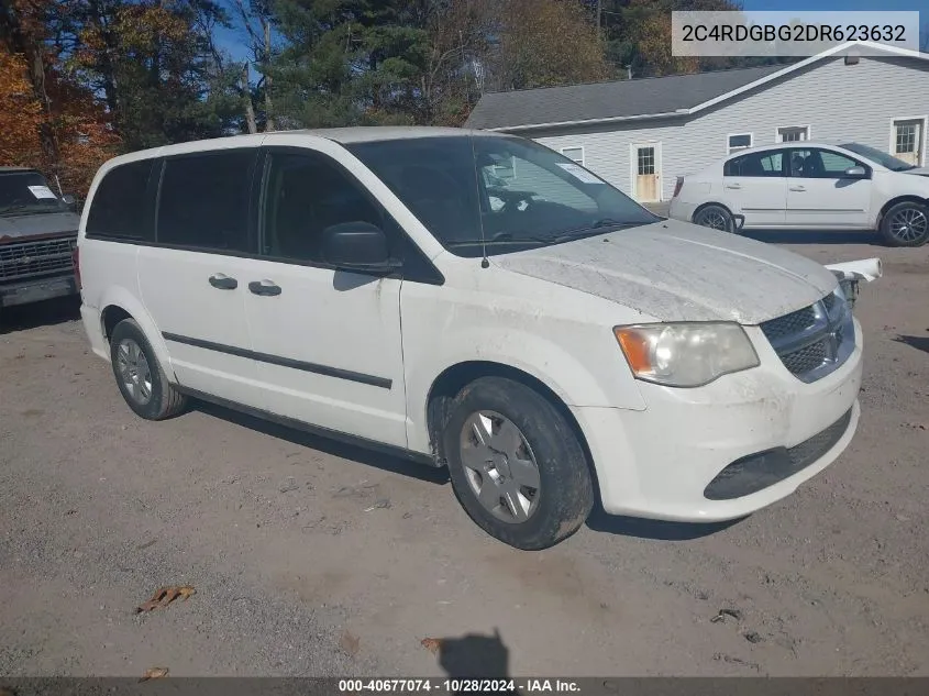 2013 Dodge Grand Caravan American Value Pkg VIN: 2C4RDGBG2DR623632 Lot: 40677074