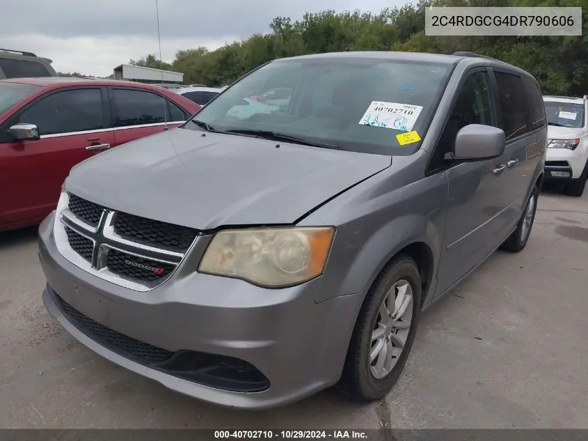 2013 Dodge Grand Caravan Sxt VIN: 2C4RDGCG4DR790606 Lot: 40702710