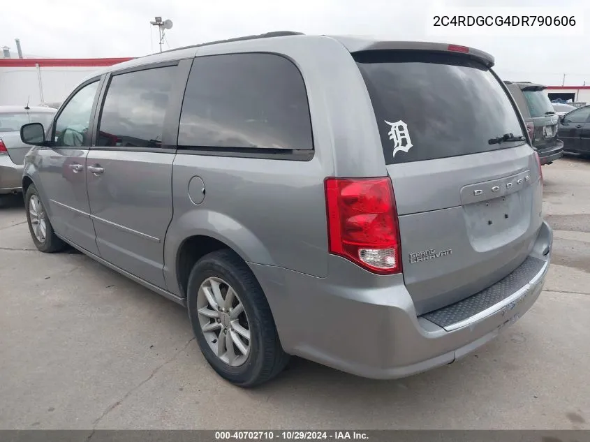 2013 Dodge Grand Caravan Sxt VIN: 2C4RDGCG4DR790606 Lot: 40702710