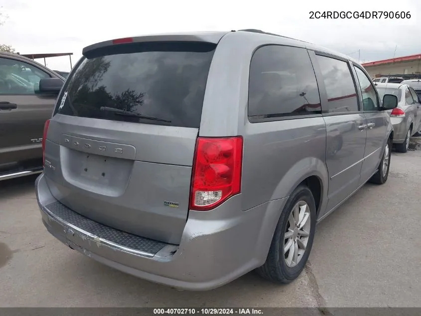 2013 Dodge Grand Caravan Sxt VIN: 2C4RDGCG4DR790606 Lot: 40702710